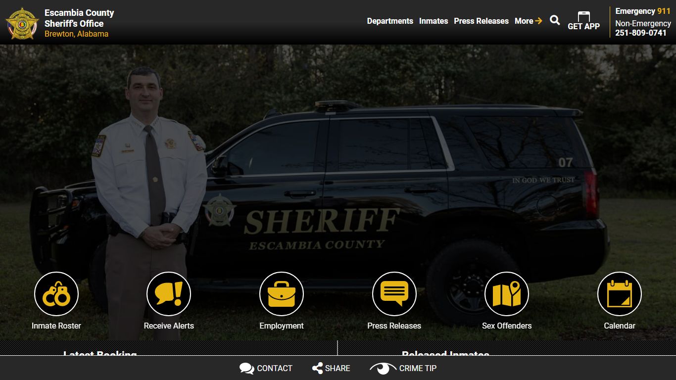 Inmate Roster - Current Inmates Alpha A - Escambia County Sheriff, AL